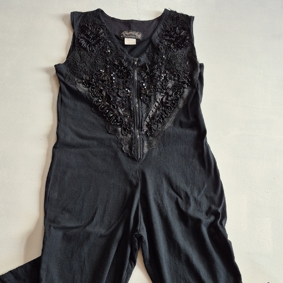 Elegant Sleek Black Jumpsuit - Picture 5 of 9